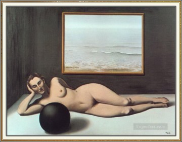 光と闇の間で入浴する人 1935 シュルレアリスム Oil Paintings